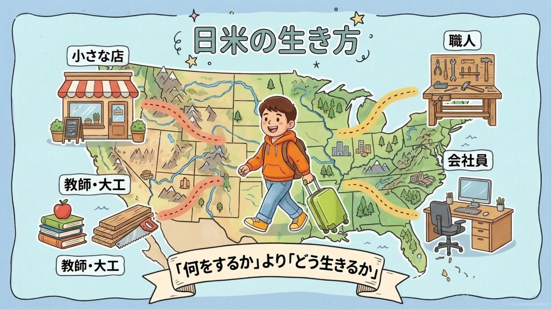 それぞれのやり方で暮らす人たち
