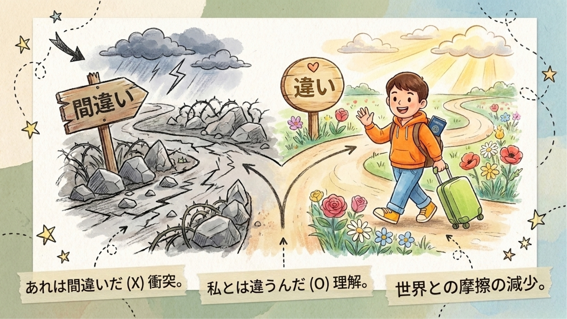 旅先で、自分の中にあった基準に気づいた瞬間
