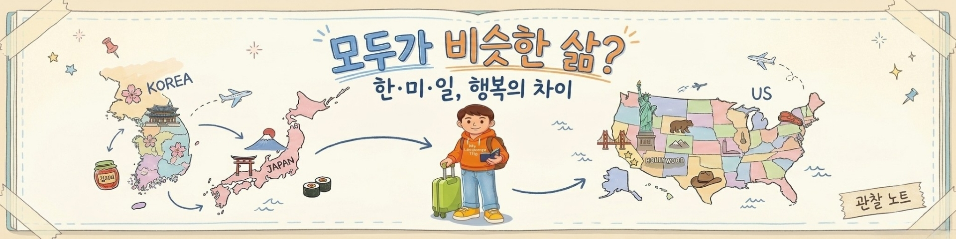 한국에서는 왜 모두 비슷하게 살아가려고 할까